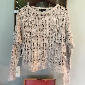 Elizabeth and James open weave dolman sweater
